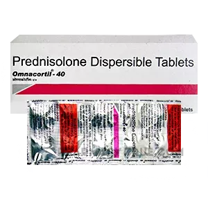 Package of Prednisolone medication